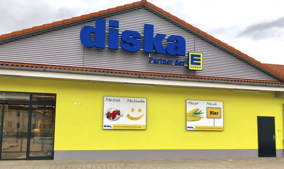 diska macht in Sachsen Tempo - Supermarkt Inside