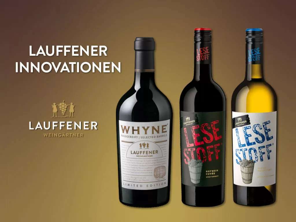 Lauffener Weingärtner – WHYNE@ Weinregal im - Supermarkt Innovation – Inside die